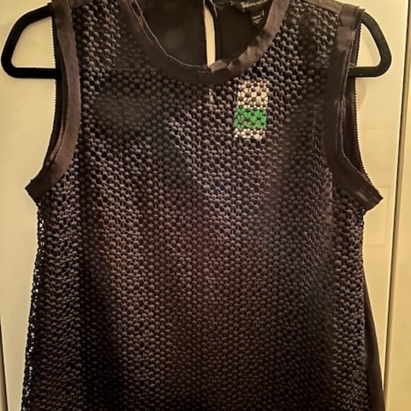 Banana Republic XS Black Open Weave front Cover-up - Picture 1 of 7